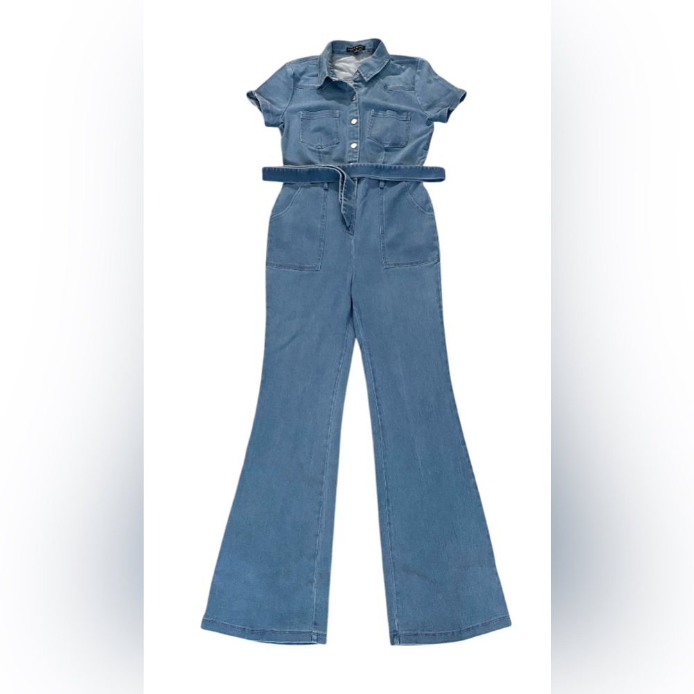 Stylish Blue Denim Jumpsuit